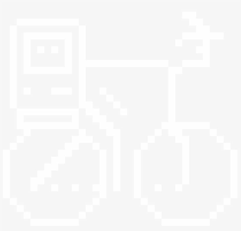 A Man And A Mac On A Bike - Bicycle, transparent png download