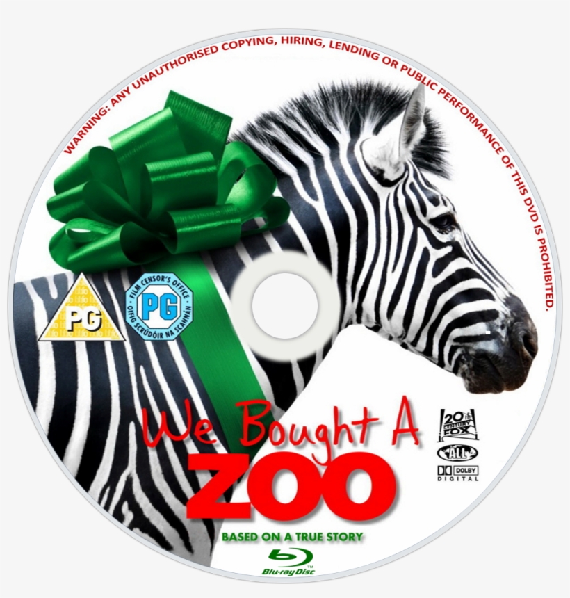We Bought A Zoo Bluray Disc Image - We Bought A Zoo 2011 Zebra Poster, transparent png download