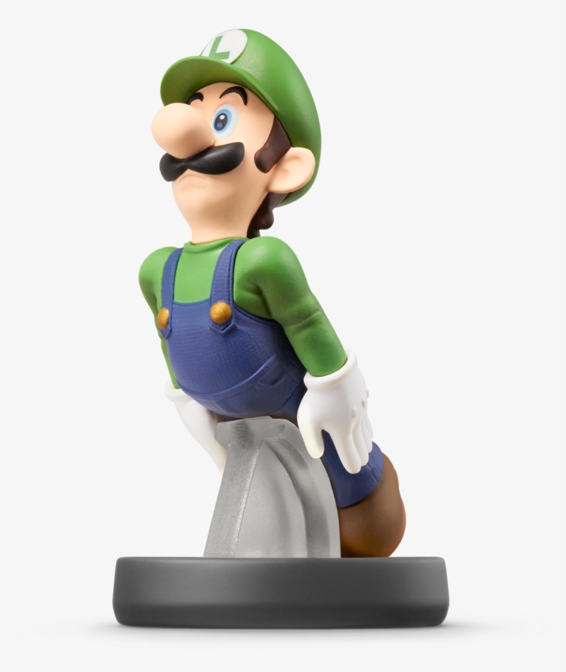 Waluigi Amiibo Png - Super Smash Bros Luigi Amiibo, transparent png download
