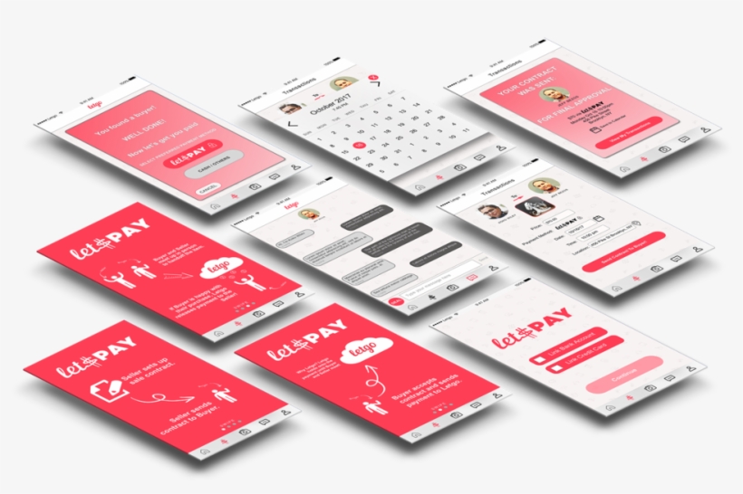 Letgo Mockup, transparent png download
