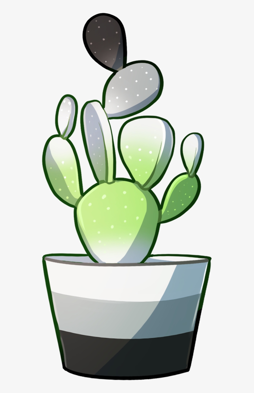 Pride Cacti Stickers Available Png Tumblr Stickers - Genderqueer, transparent png download