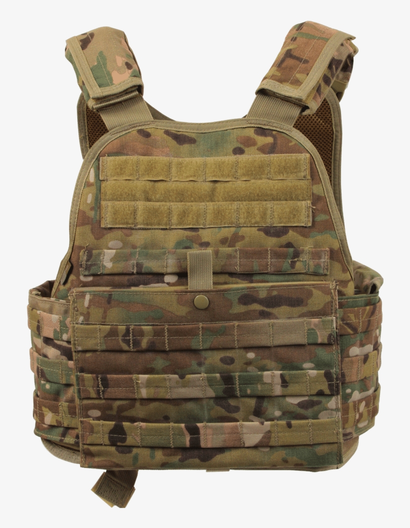 Rothco 8928 Multicam Molle Plate Carrier Vest - Black,, transparent png download