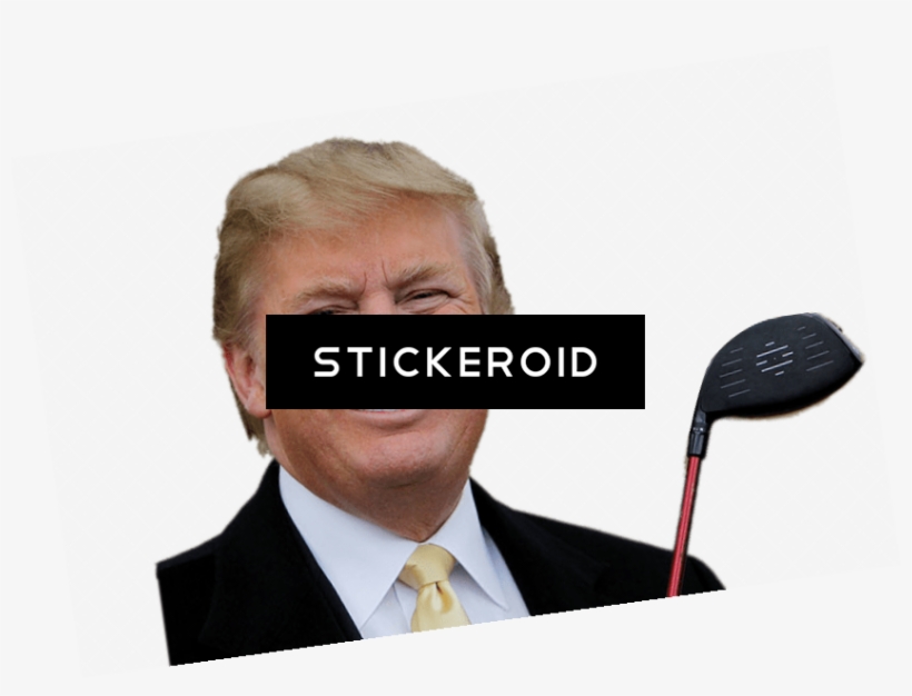 Donald Trump Playing Golf - Speech, transparent png download