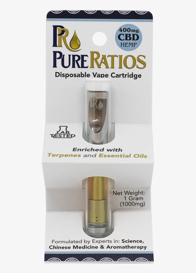Cbd Hemp Vape Cartridge 400mg - Cannabidiol, transparent png download
