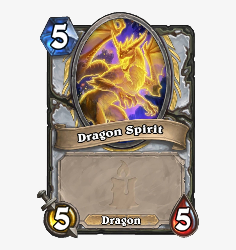 Dragon Spirit Card - Hearthstone Dragon Spirit, transparent png download