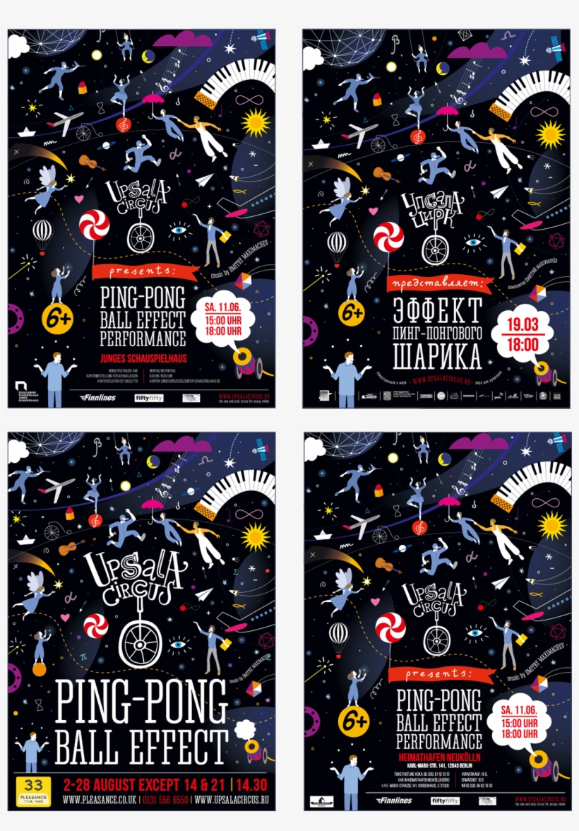 The Ping-pong Ball Effect In Edinburgh - Poster, transparent png download