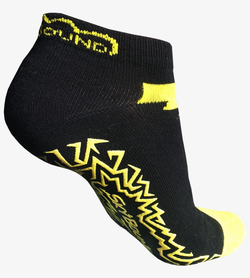 Skybound Lightning Trampoline Socks - Sock, transparent png download