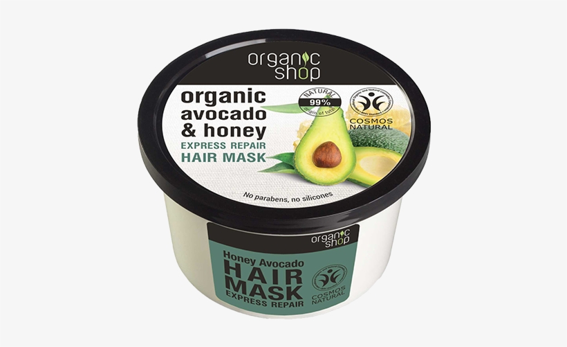 Avocado Hair Mask Png - Organic Shop Hair Mask, transparent png download
