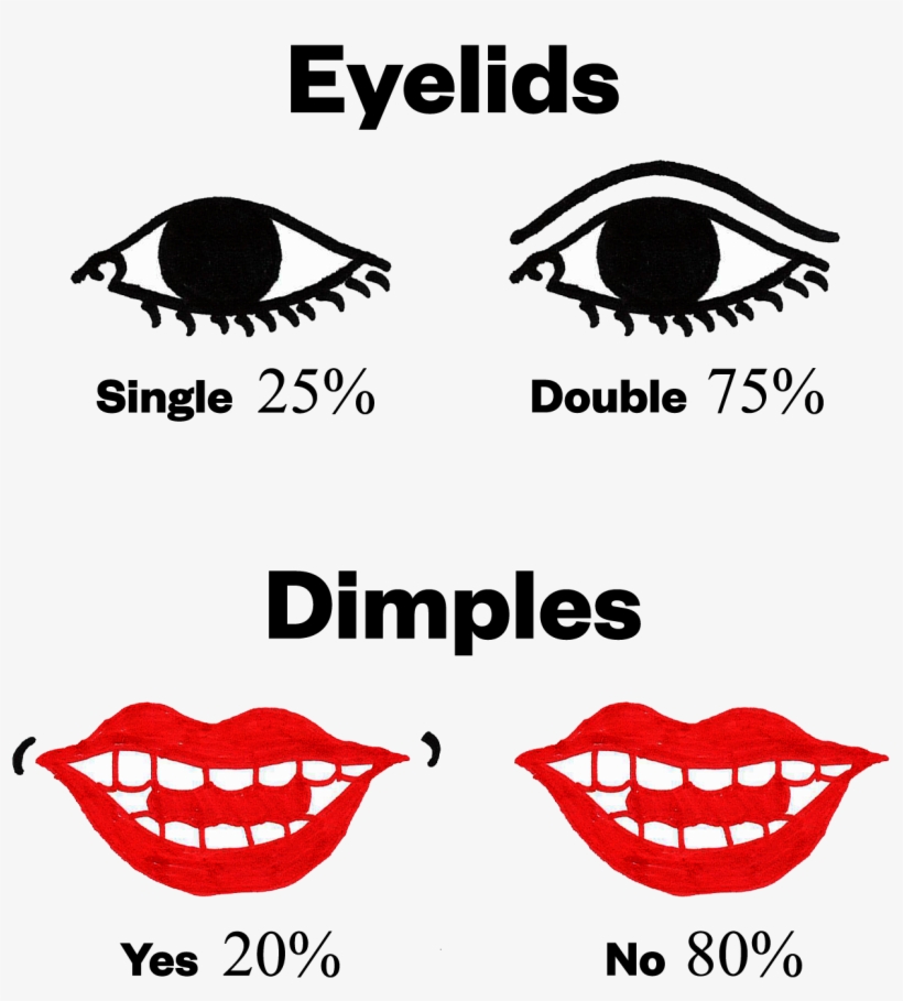 Since Attractive People Feel Powerful, And Double Eyelids - Pimple, transparent png download