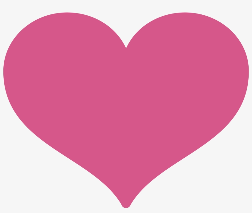 Open - Pink Heart, transparent png download