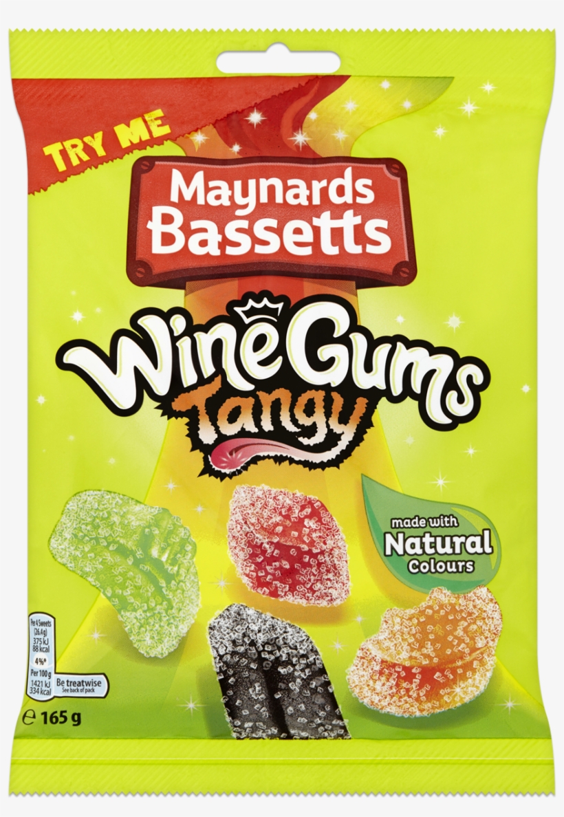 Maynard Bassetts Tangy Wine Gums Png Rice Gum Candy - Maynards Bassetts Wine Gums Tangy, transparent png download