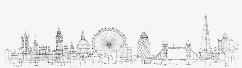 Murray Tiling Cover Medium Large Development Projects - Pencil Drawing Londan City, transparent png download