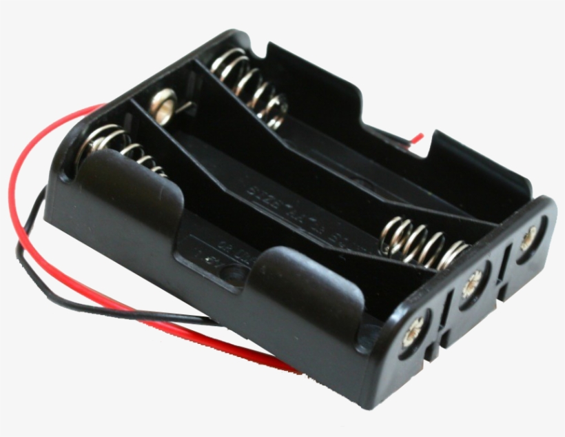 Remote Battery Holder 3 X Aa - Battery Holder, transparent png download
