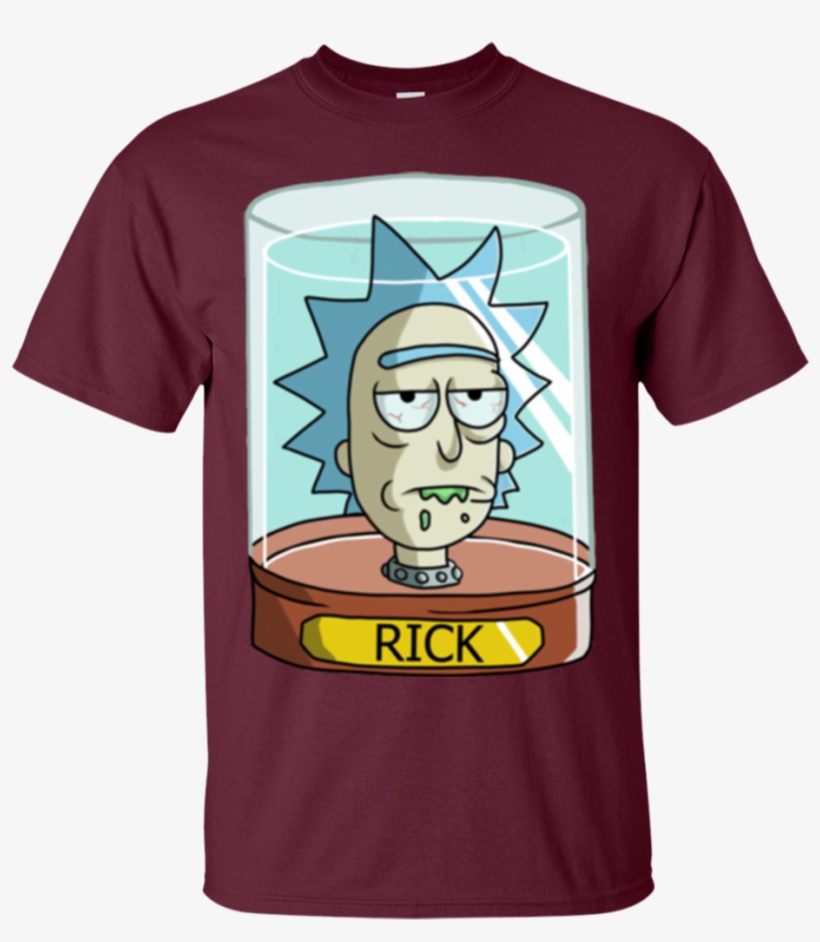 Rick And Morty T Shirt Rick Jar Head T Shirt Hoodie - Saturdays Are For The Boys, transparent png download