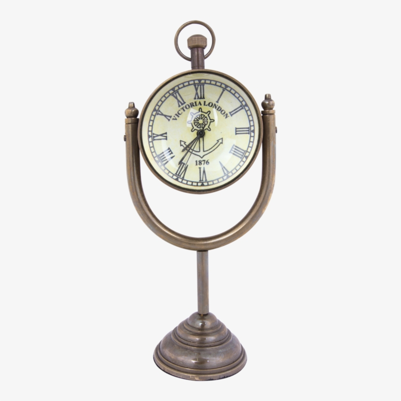 Batela Nautical Brass Clock, transparent png download