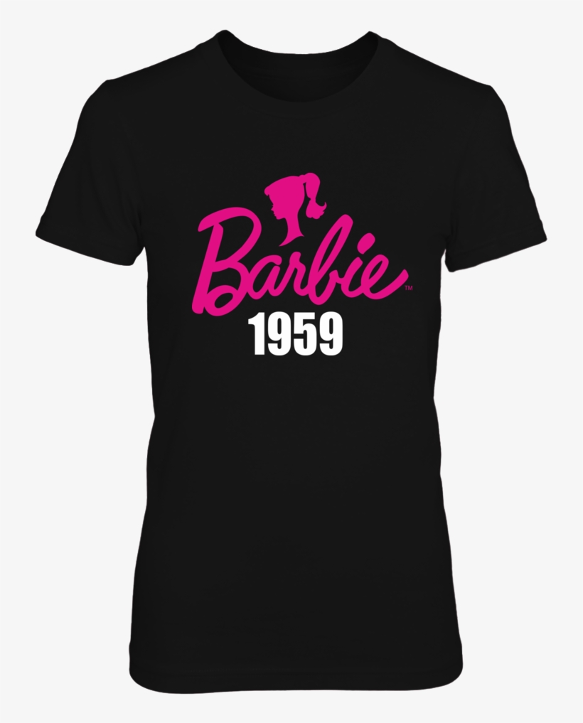 Classic Barbie 1959 T-shirt, Iconic Barbie Script Logo - Musicaly Camiseta, transparent png download