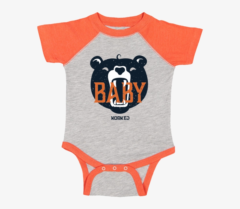 Baby Bear - Rs4430 Rabbit Skins Infant Baseball Fine Jersey Bodysuit, transparent png download