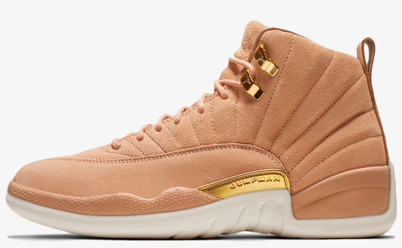 12 Retro W Vachetta Tan / Metallic Gold / Sail - Jordan 12 Retro, transparent png download