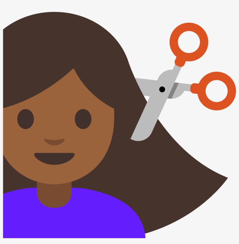 Open - Emoji Cortando O Cabelo, transparent png download