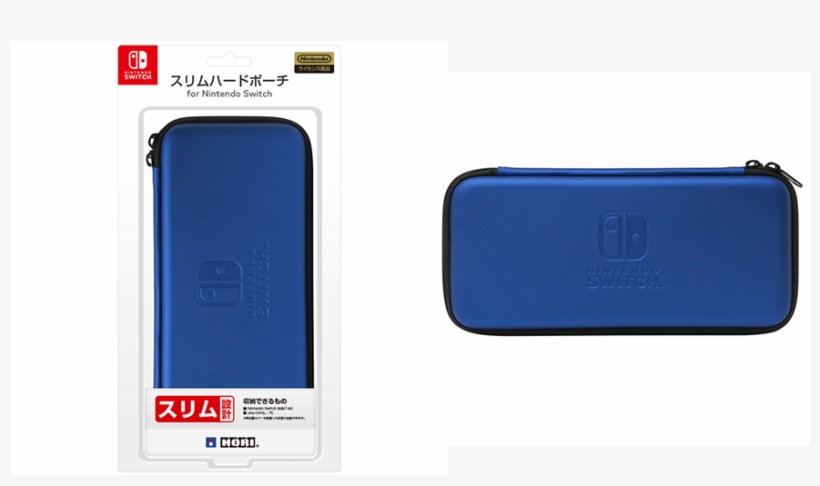 Source - Nintendo - Nintendo Switch: Slim Hard Pouch Blue, transparent png download