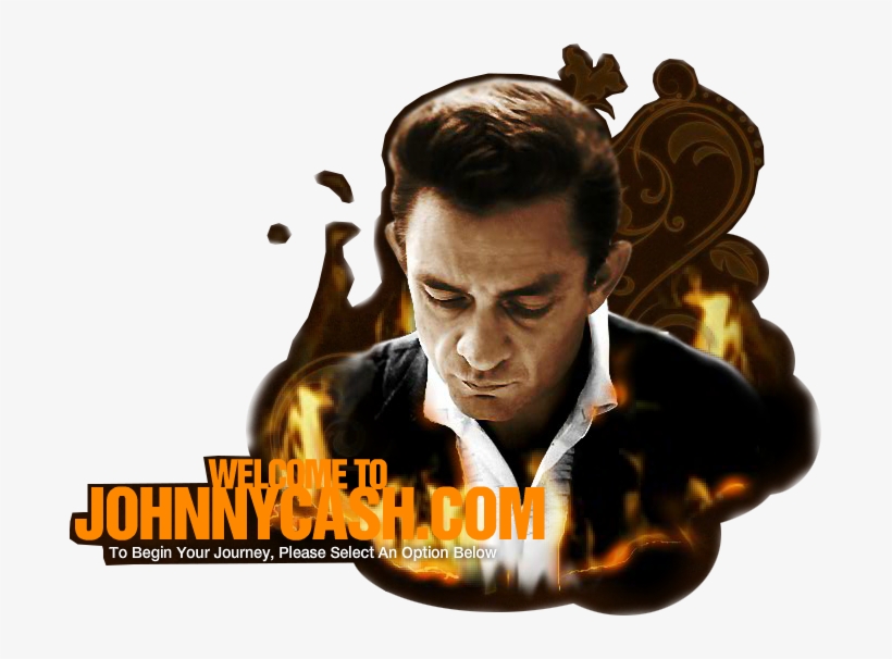 Welcome To Johnnycash Com - Imagenes De Johnny Cash, transparent png download