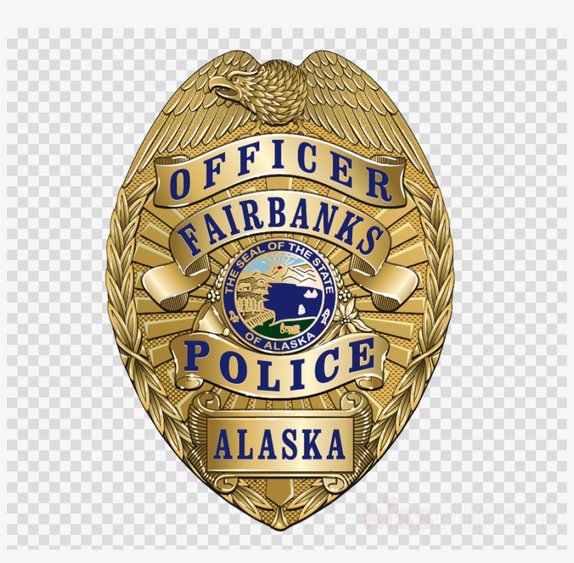 Fairbanks Police Badge Clipart Fairbanks Police Department - Police Badge Transparent Background, transparent png download