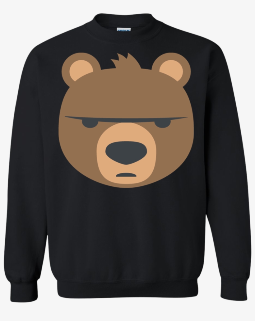 Big Bear Emoji Sweatshirt - Yosemite Park T-shirts, transparent png download