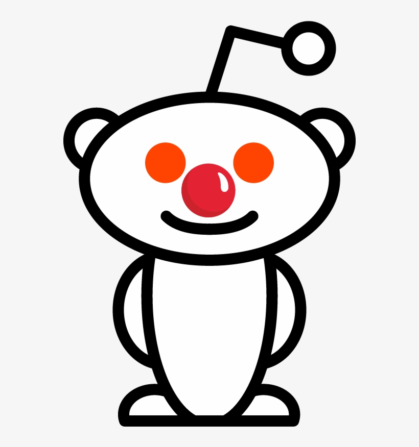 Facial Expression Nose Smile Clip Art - Reddit Alien, transparent png download