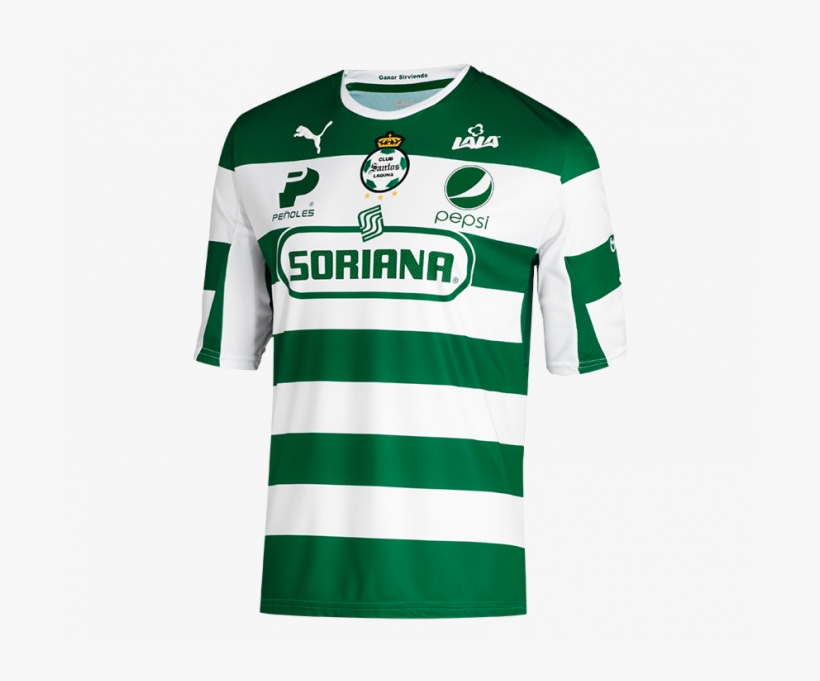 Men's Club Santos Laguna Home Soccer Jersey - Sports Jersey, transparent png download