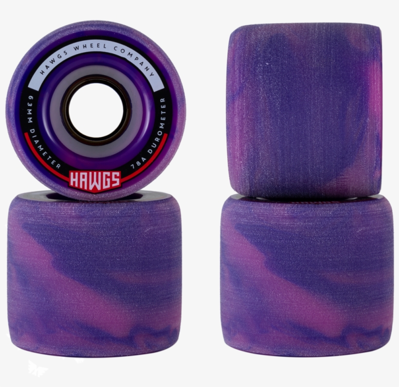 63mm Fatty Hawgs Longboard Skateboard Wheels, transparent png download