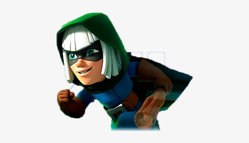 Bandida Clash Royale Png - Cartoon, transparent png download