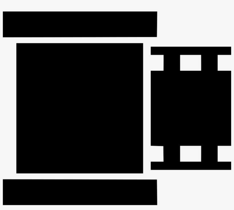 Play Photo Film Clip Video Roll Comments - Monochrome, transparent png download