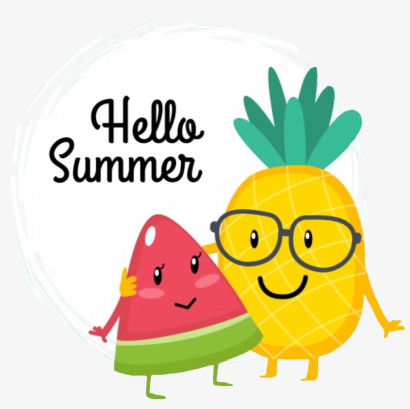 Hellosummer Summer Watermelon Pineapple Friends Buddies - Alife アリフ×ハローキティ Hello Kitty ボンボヤージュ ラゲージベルト Snak-005, transparent png download