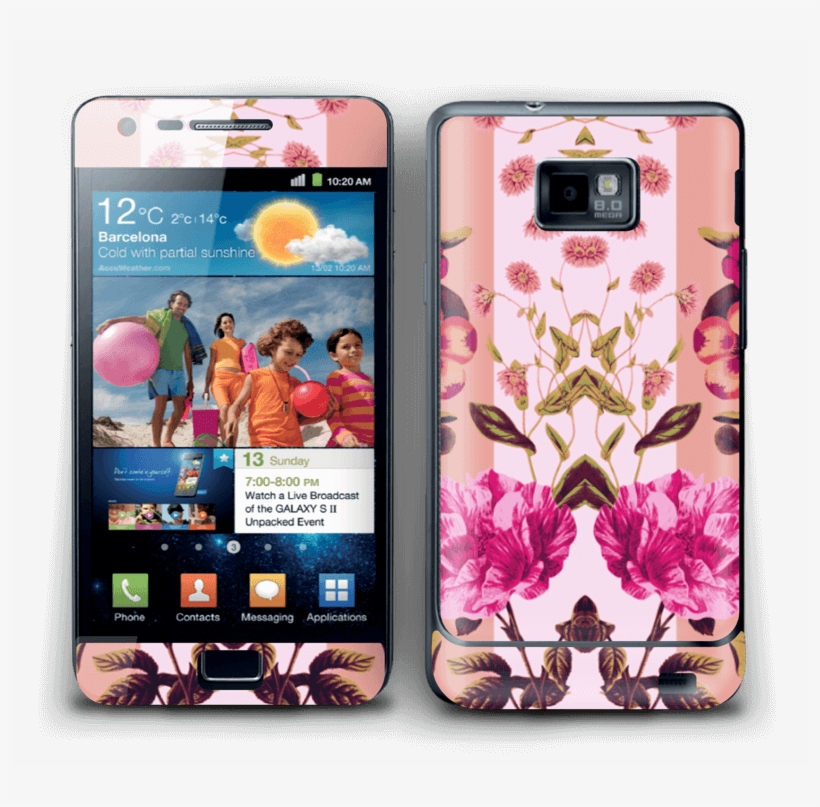 Flores Rosas - Samsung Galaxy S2, transparent png download