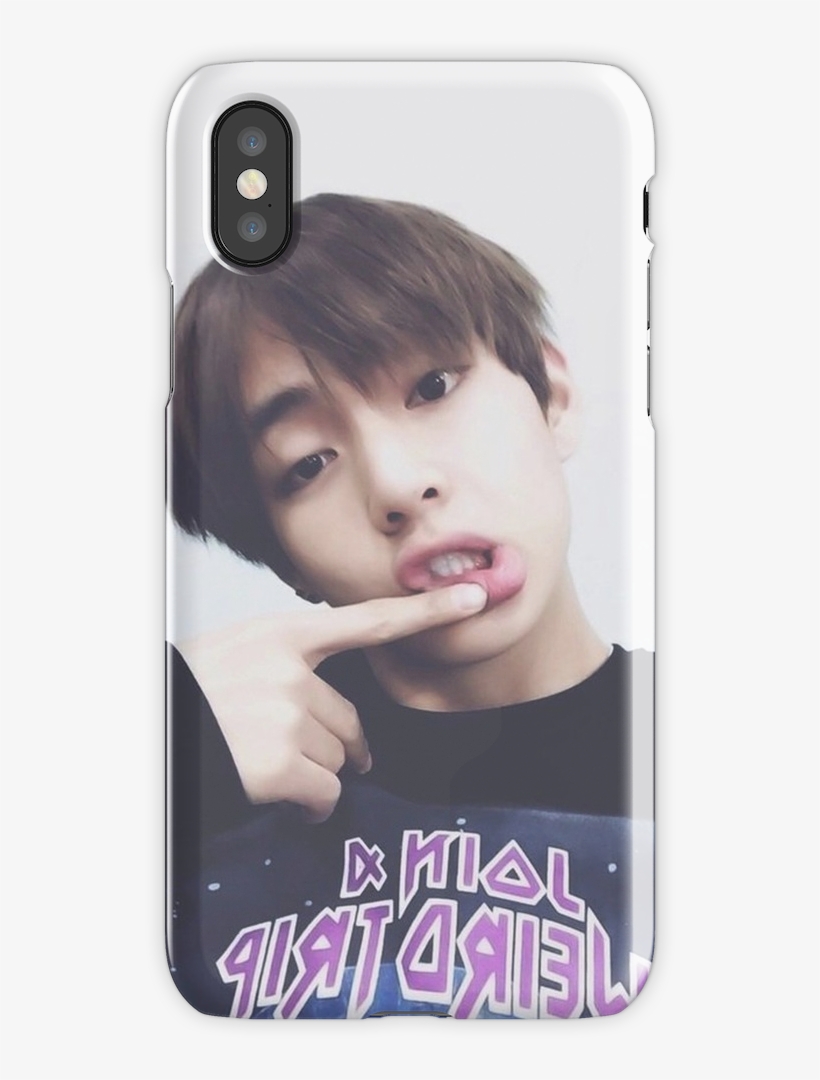 Kim Taehyung Selca Iphone X Snap Case - Bts Iphone 5 Cases Taehyung, transparent png download