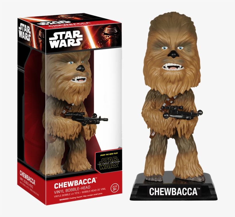 Star Wars - Chewbacca Vinyl Bobble Head, transparent png download