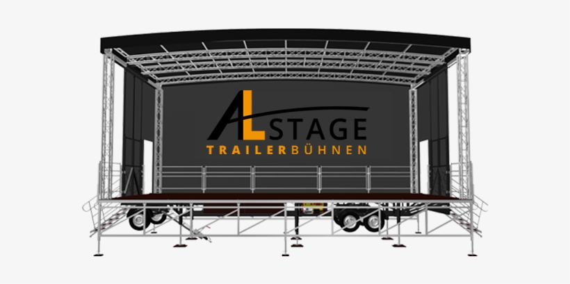 Mobile Bühnen/trailerbühnen Von Al Stage - Stage, transparent png download