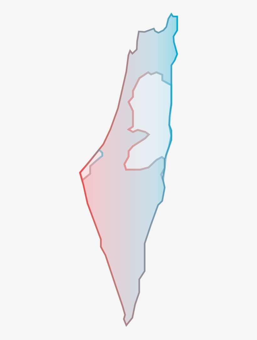 Israel And Palestinian Territories - Illustration, transparent png download