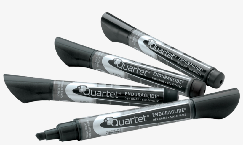 Quartet® Enduraglide® Dry Erase Markers - Quartet Enduraglide Dry-erase Chisel Point Markers, transparent png download