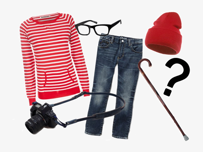 Make Do It Yourself Costumes - Where's Waldo Diy Halloween Costume, transparent png download