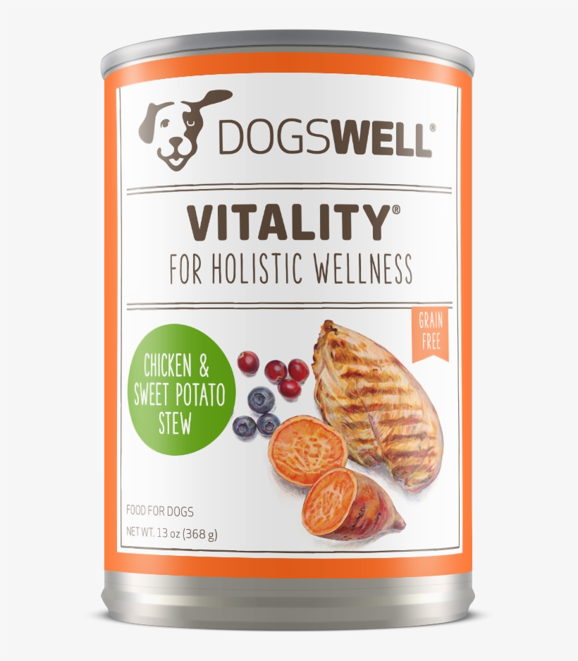 Vitality Chicken And Sweet Potato Canned Dog Food, transparent png download
