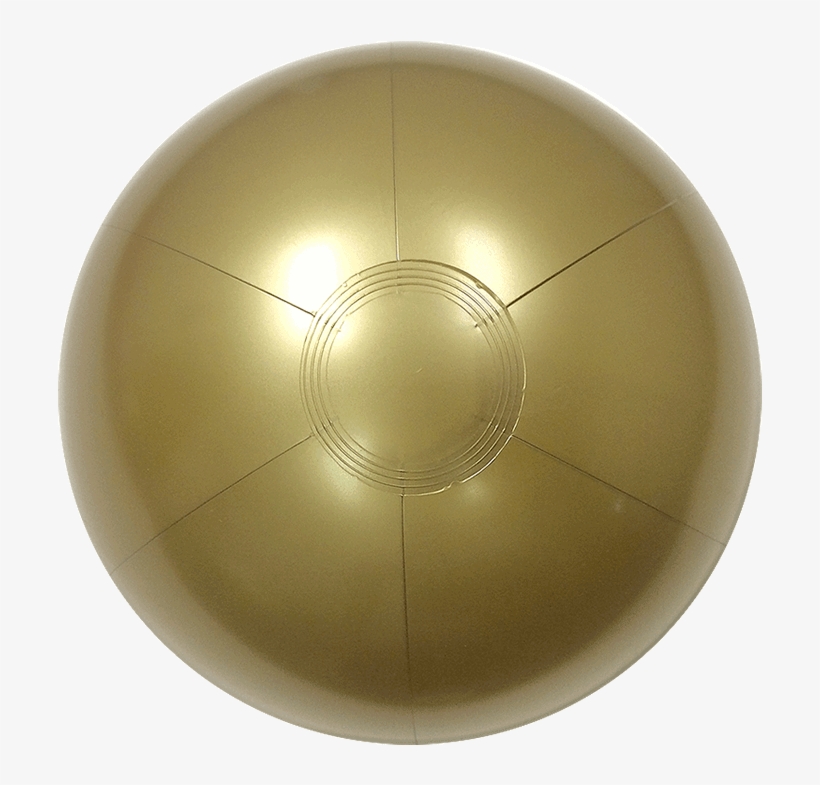 Gold Beach Ball, transparent png download