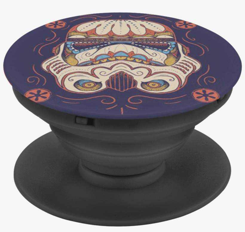 Star Wars Sugar Skull Popup Grip - Skull, transparent png download