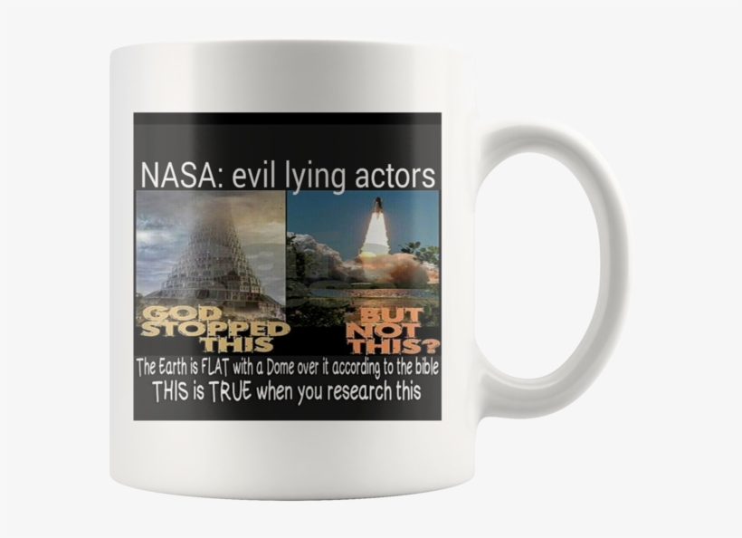 Nasa Evil Lyers,god Stopped Tower,but Not A Rocket,coffee - Beer Stein, transparent png download