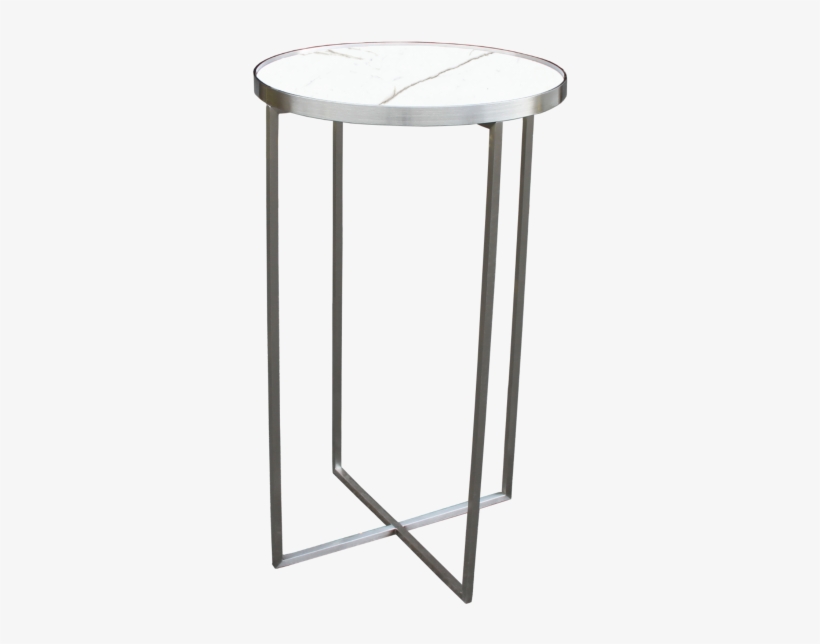 Silver Cross Legged Statuario - Bar Stool, transparent png download
