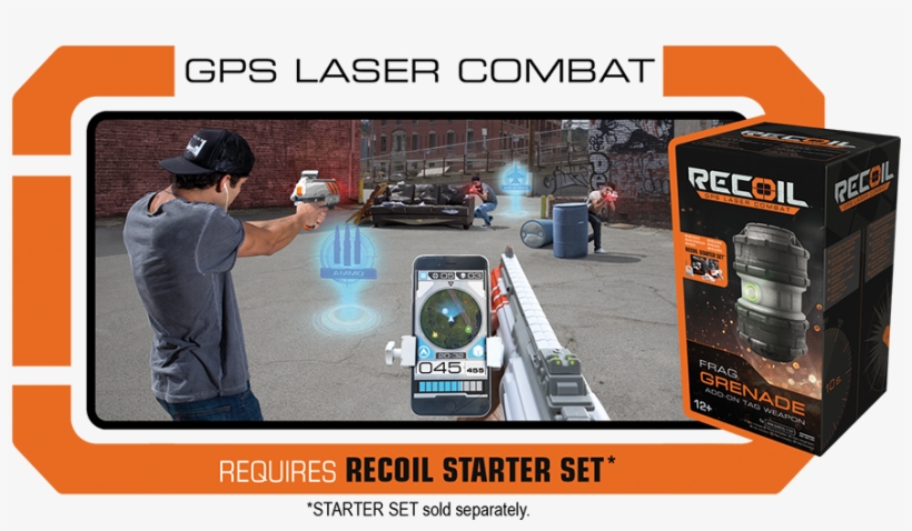 Recoil Frag Grenade - Recoil Multiplayer Starter Set With Wi-fi Game Hub, transparent png download