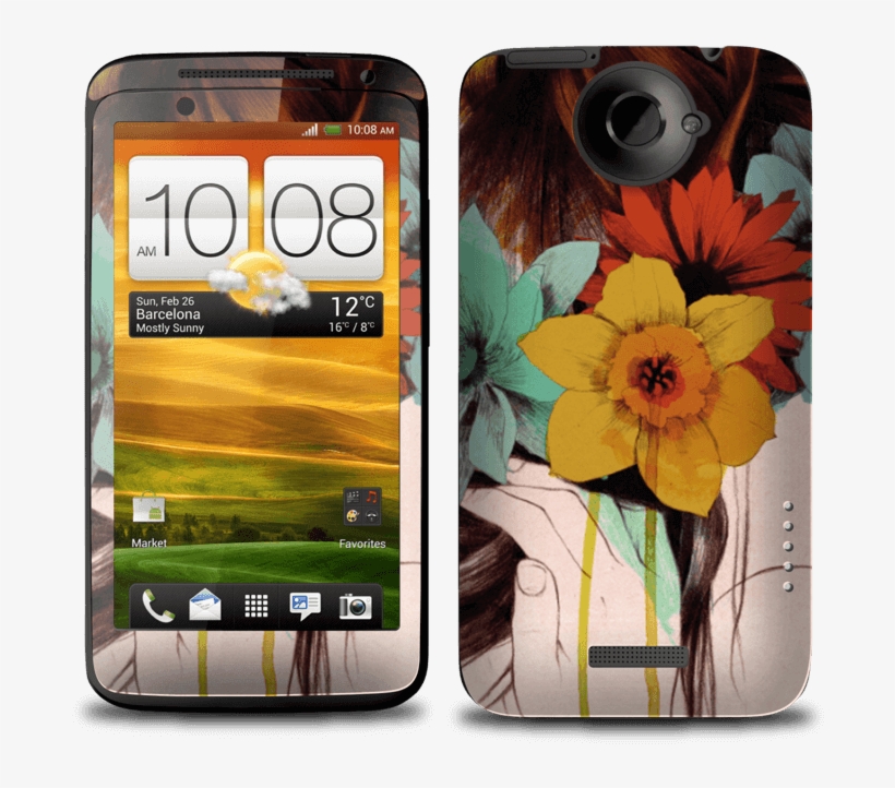 Corona De Flores - Htc One X - 32 Gb - White - Unlocked, transparent png download