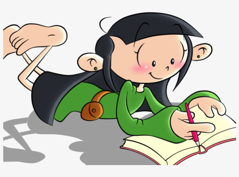 Kuki Writting Something - Writing, transparent png download