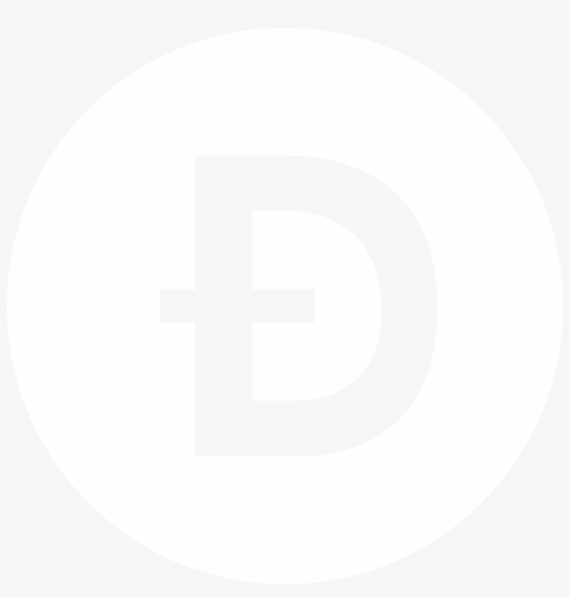 Dogecoin Logo Black And White - Accor Hotels White Logo, transparent png download