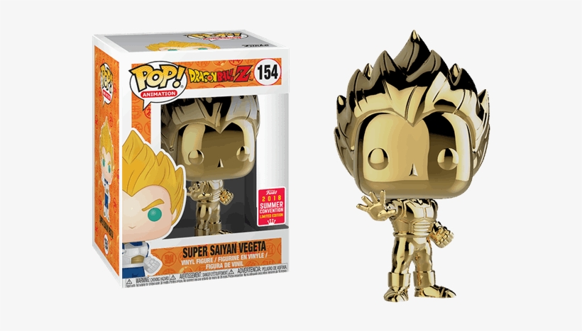 Gold Super Saiyan Vegeta Sdcc18, transparent png download